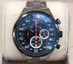 TAG HEUER 100 MIKROGRAPH SS Black Men Replica Watch